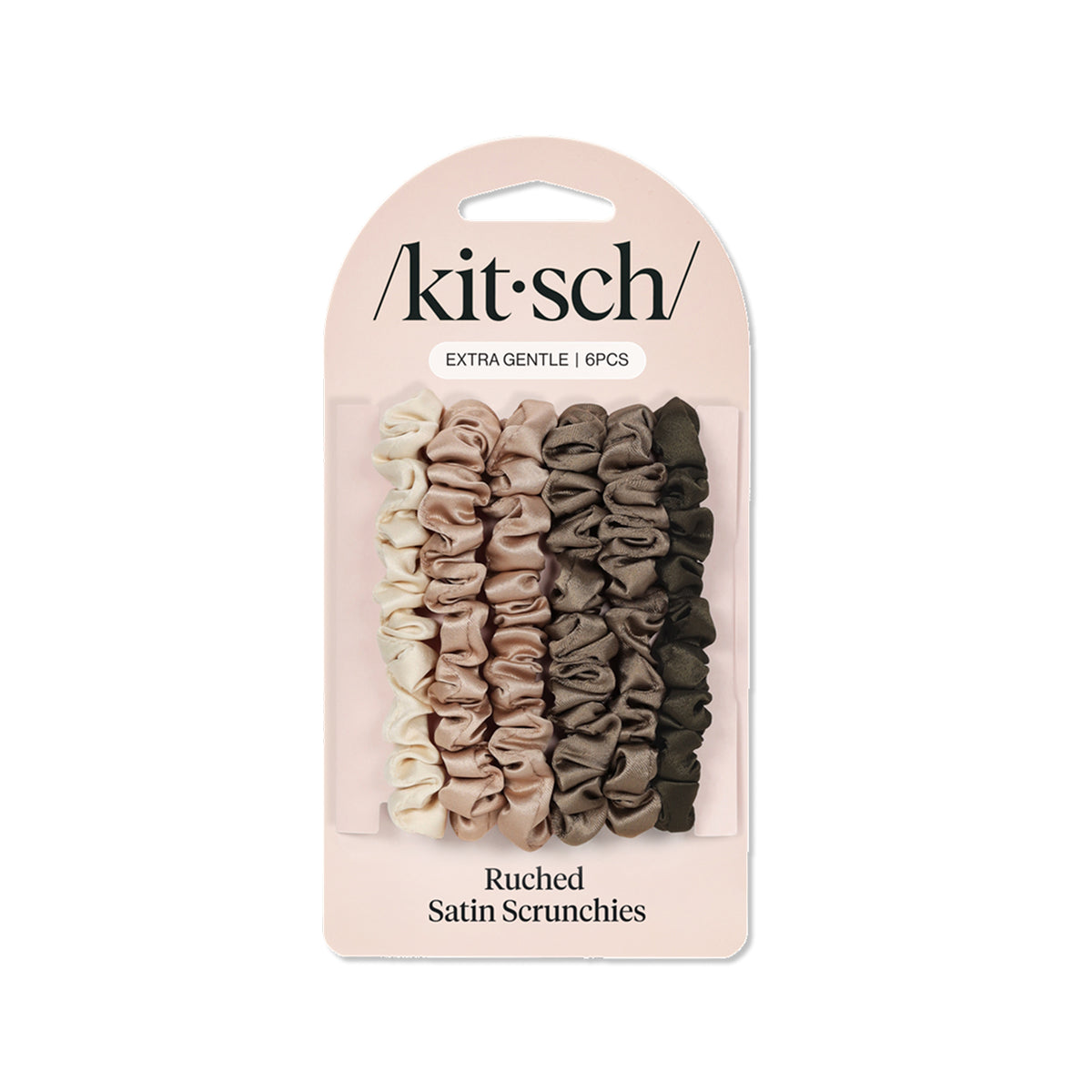 Kitsch Satin Scrunchies 6pc