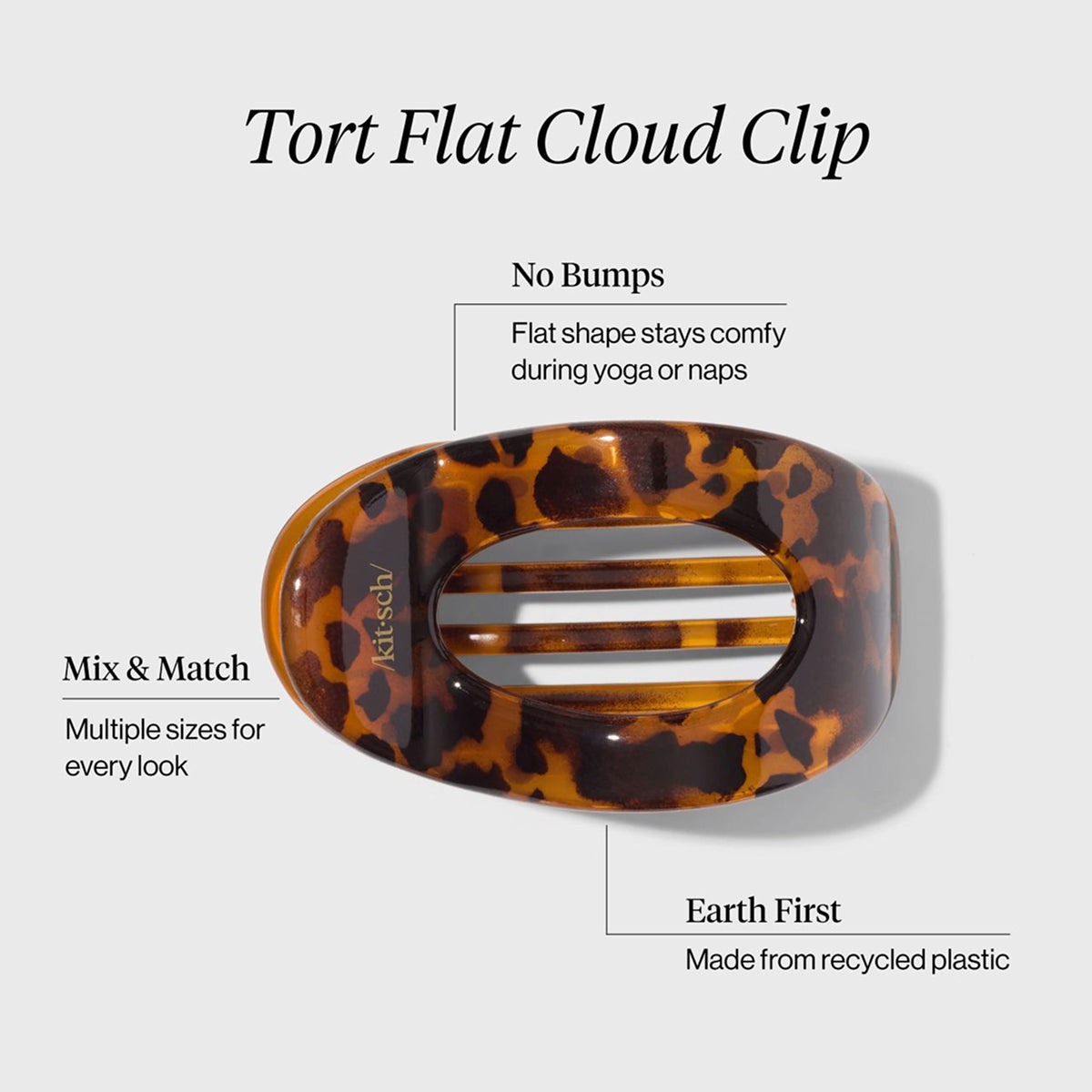 Kitsch Large Flat Cloud Clip