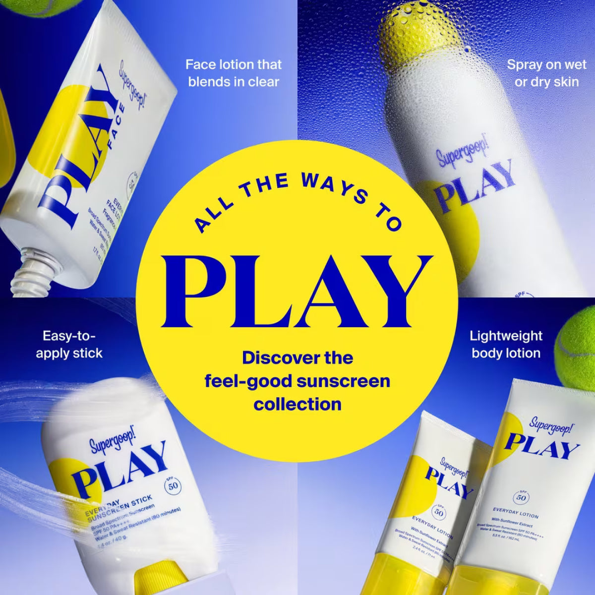Supergoop! PLAY Everyday Face Lotion SPF 50 Fragrance-free