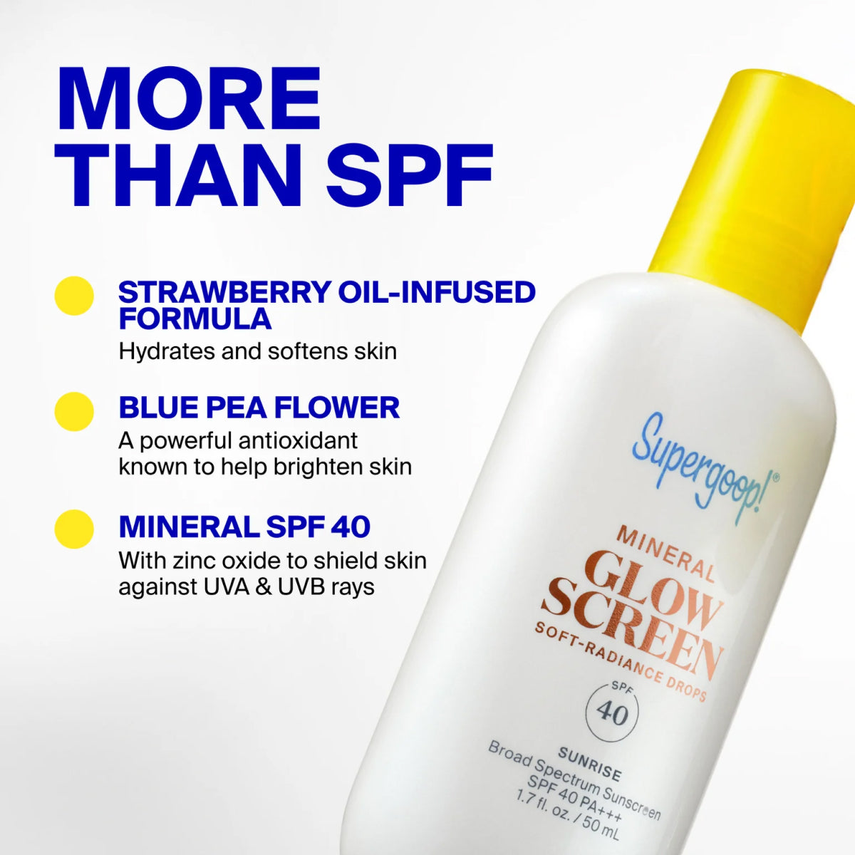 Supergoop! Mineral Glowscreen Soft-Radiance Drops SPF 40