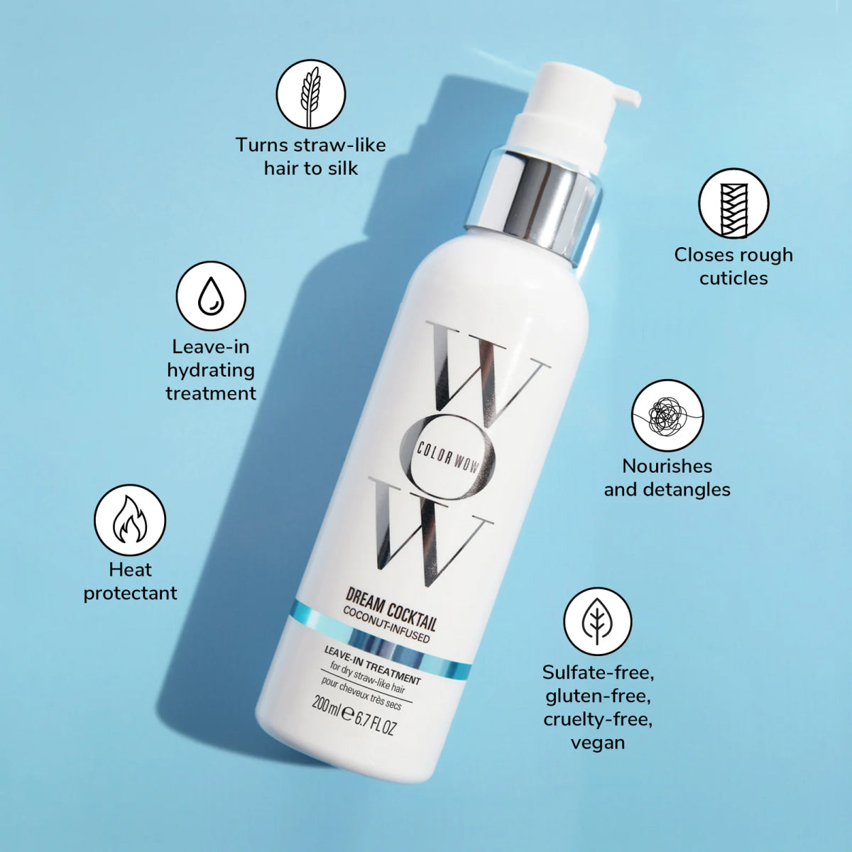 Color Wow Dream Cocktail Coconut-Infused Hydrating Leave In Treatment