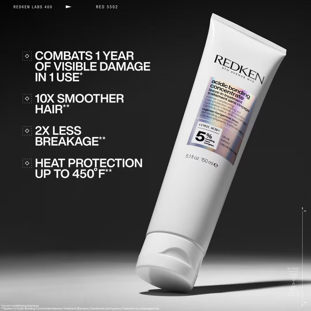Redken Acidic Bonding Concentrate Leave-In Treatment for Hair Repair