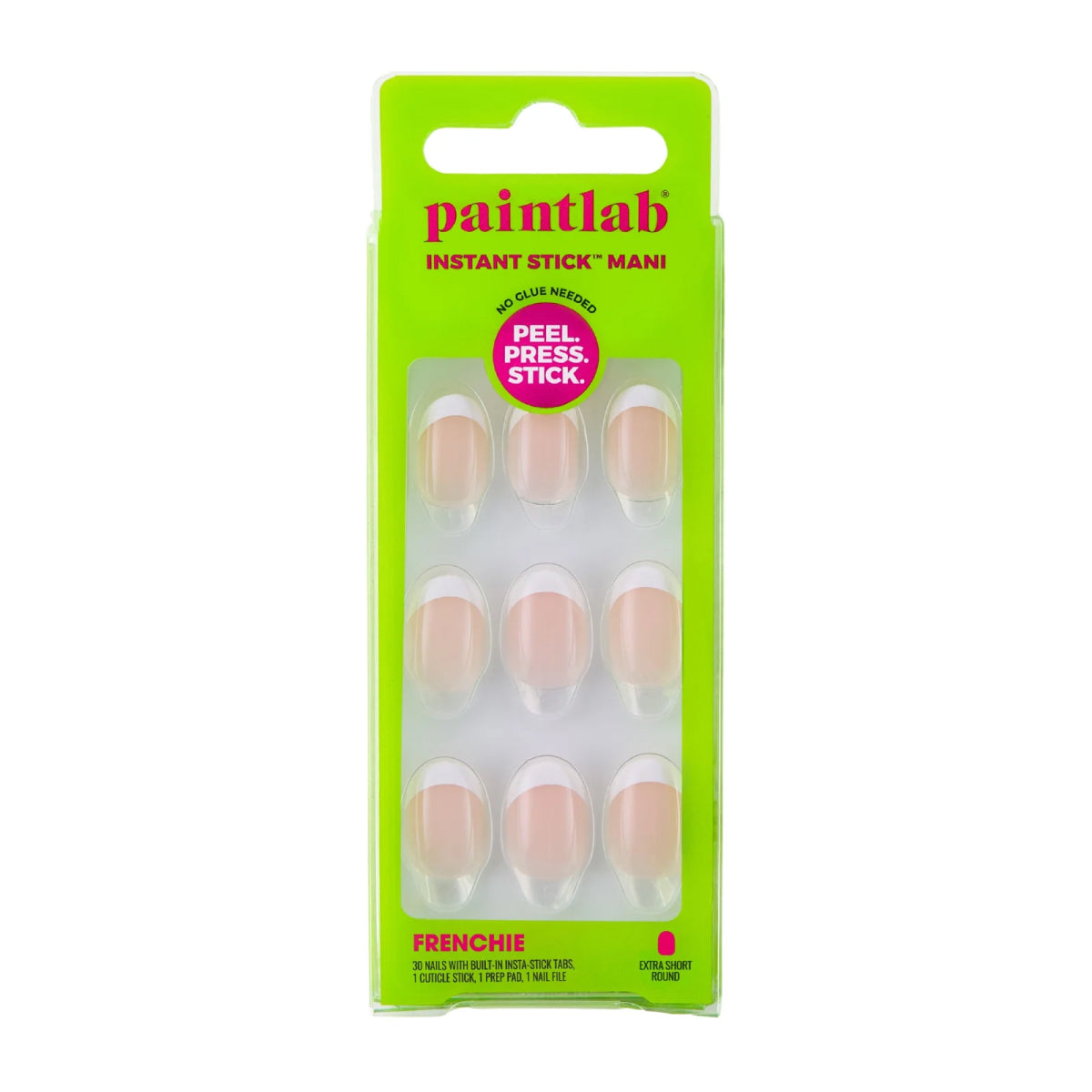 Paintlab Oval Frenchie Instant Stick Mani