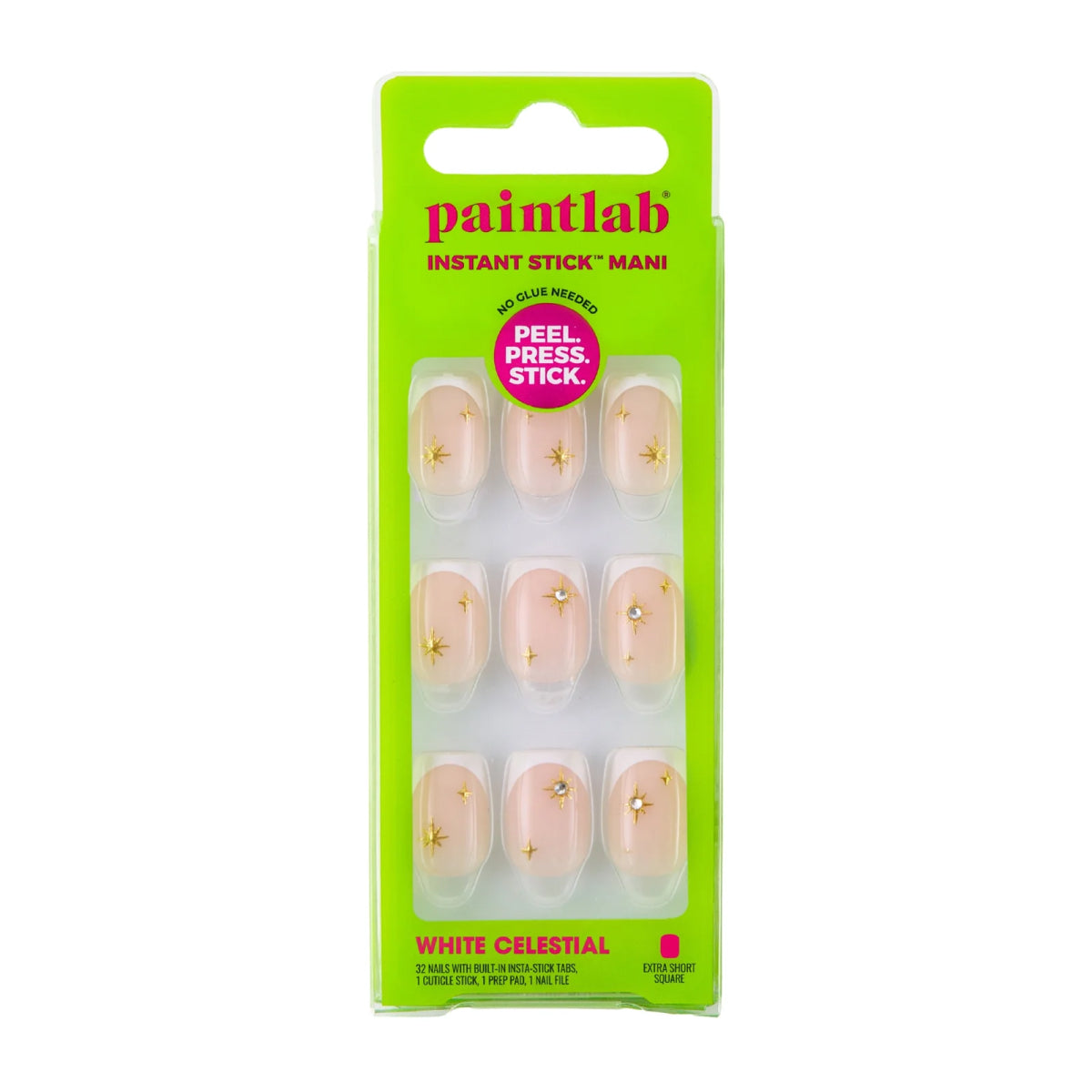 Paintlab White Celestial Instant Stick Mani