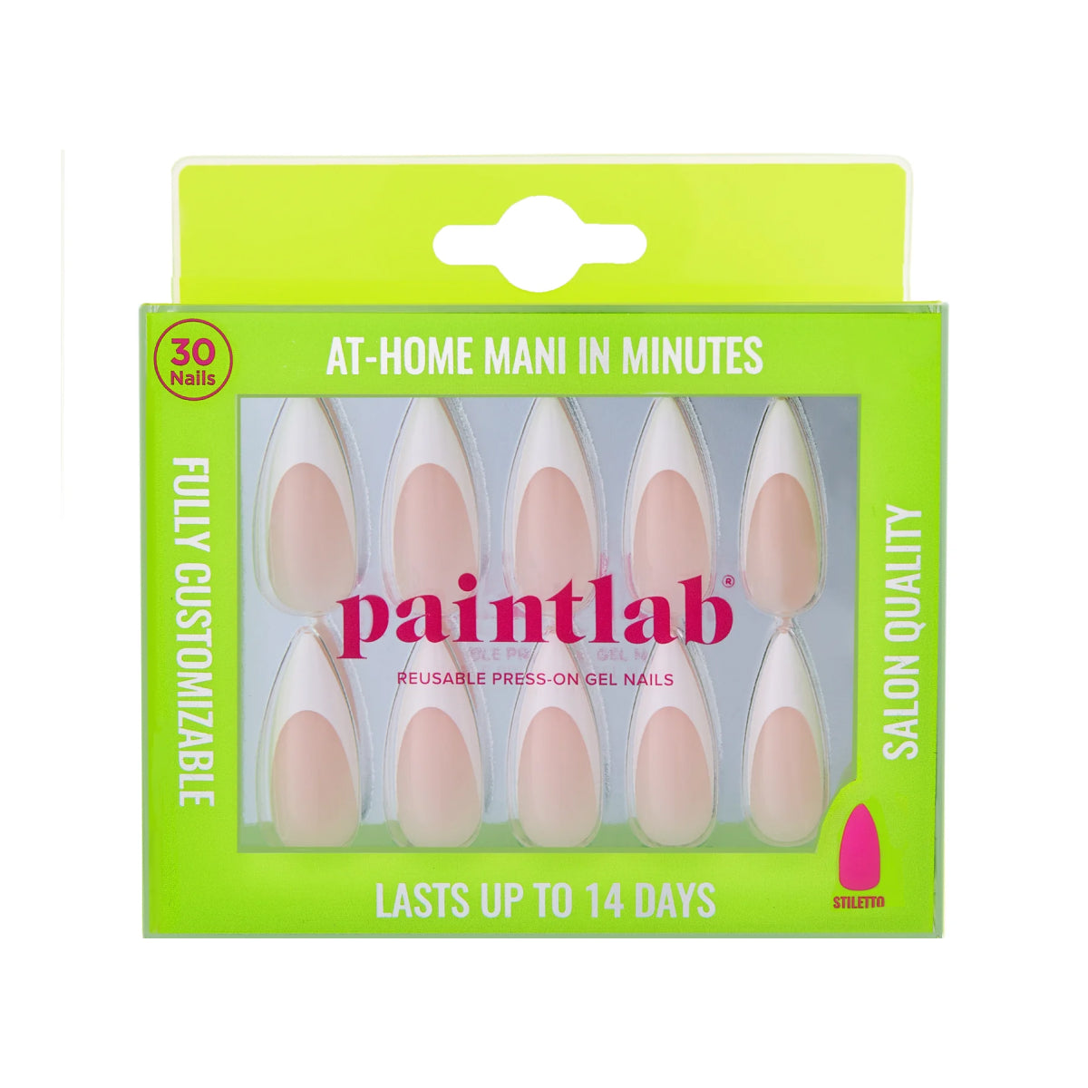 Paintlab French Stiletto Press On Nails