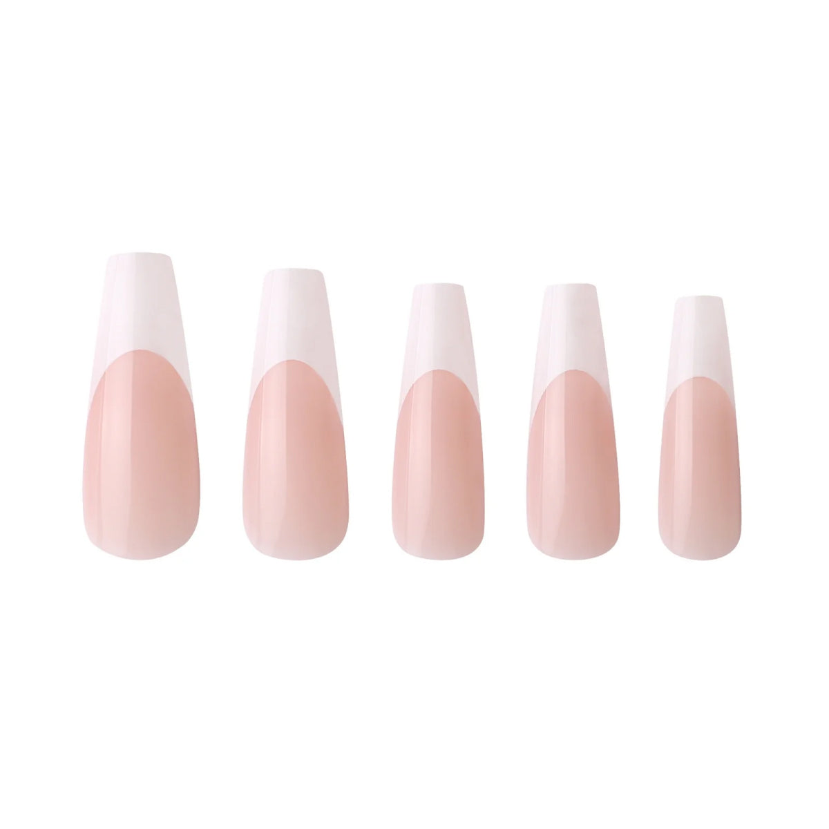 Paintab Classic French Extra Long Press On Nails