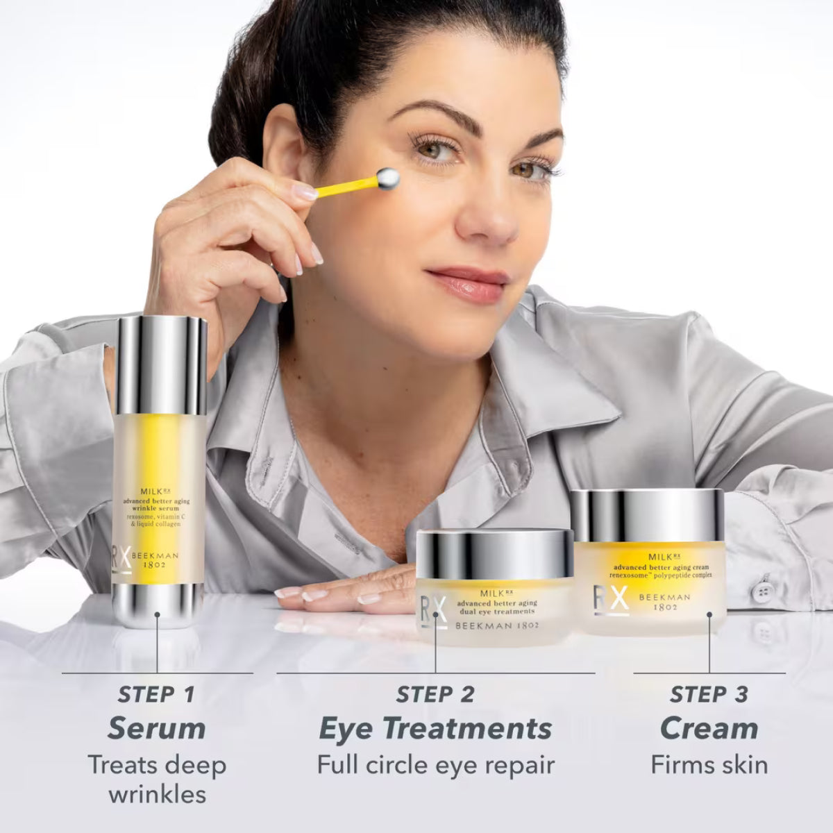 Beekman 1802 Milk RX Advanced Better Aging Dual Eye Treatments
