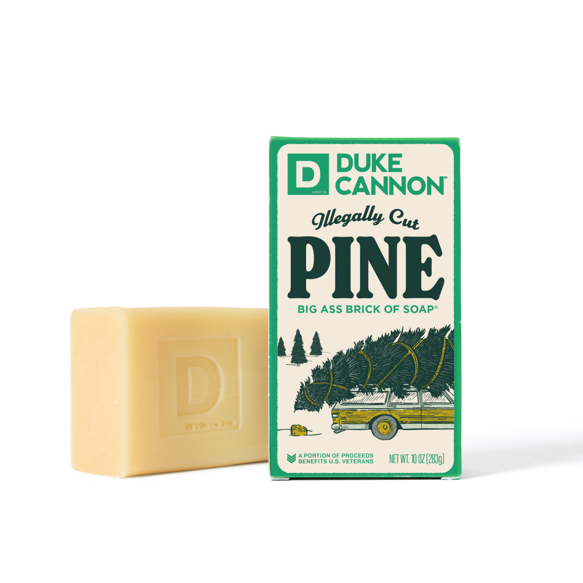 Duke Cannon Big Ass Brick of Soap - Illegally Cut Pine