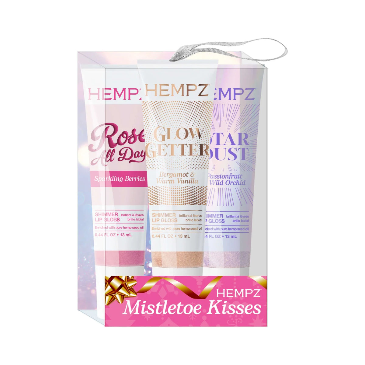 Hempz Mistletoe Kisses Moisturizing Shimmer Lip Balm Gift Set