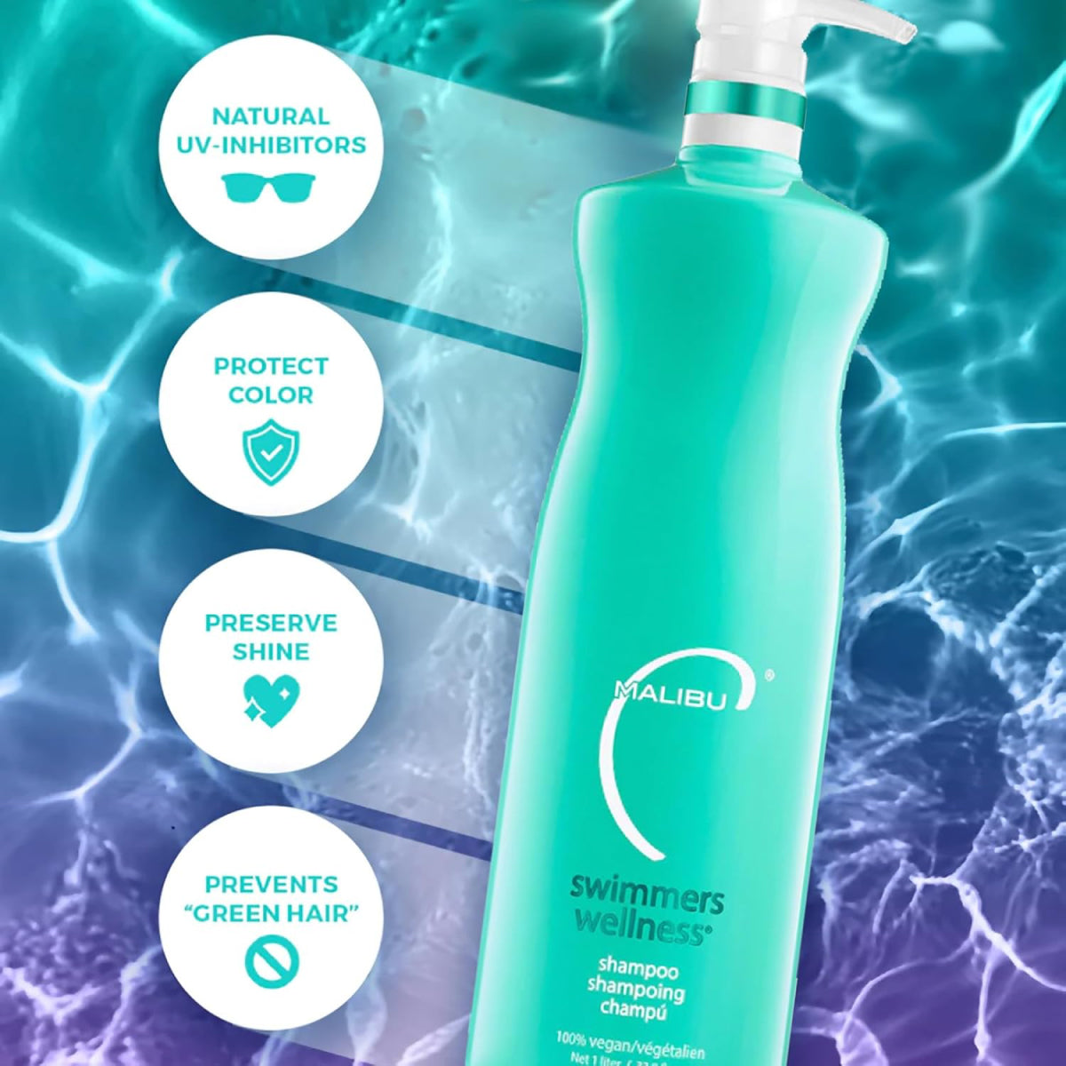 Malibu C Swimmers Water Action Shampoo