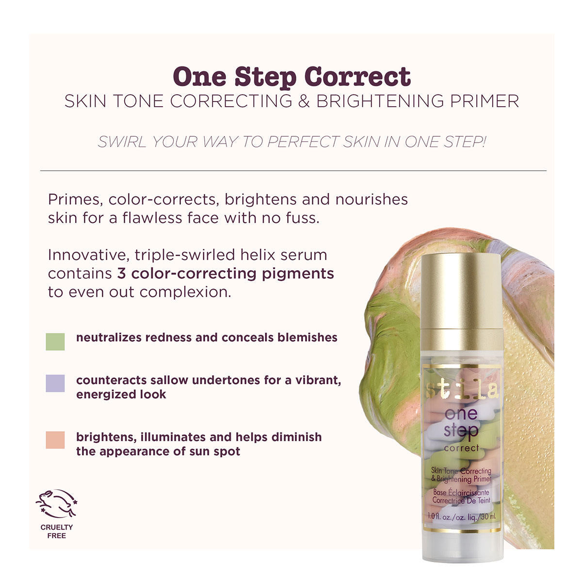 Stila One Step Correct Skin Tone Brightening & Correcting Primer