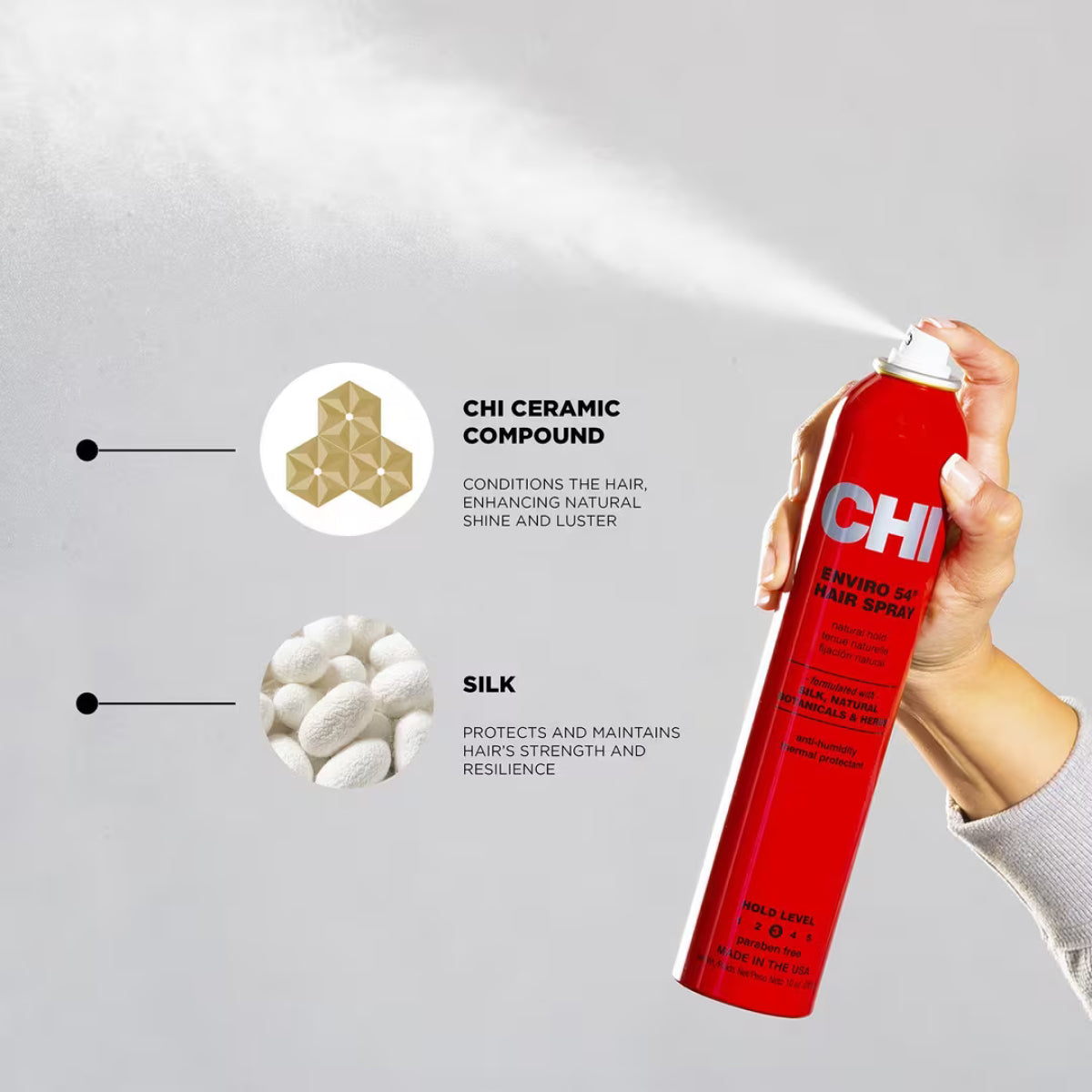 CHI Enviro 54 Natural Hold Hairspray