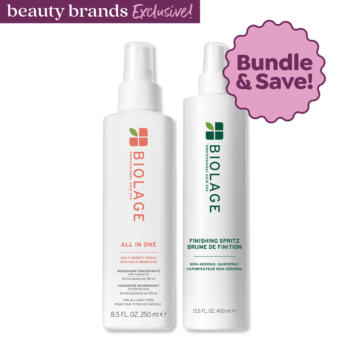 Biolage Prep + Finish Routine