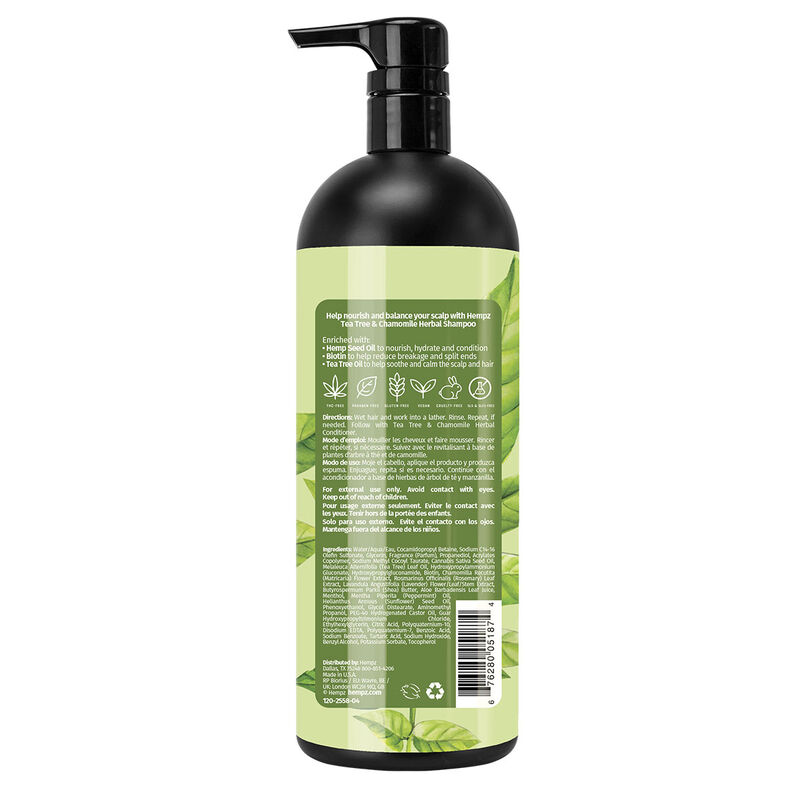 Hempz Tea Tree & Chamomile Herbal Shampoo image number 1