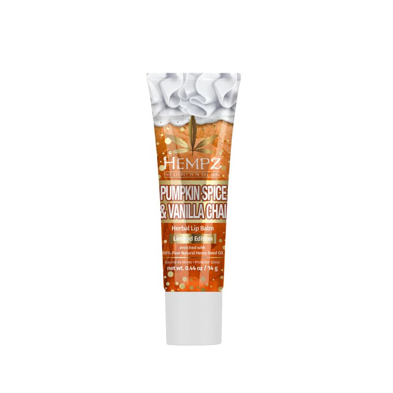 Hempz Limited Edition Pumpkin Spice & Vanilla Chai Herbal Lip Balm image number 0