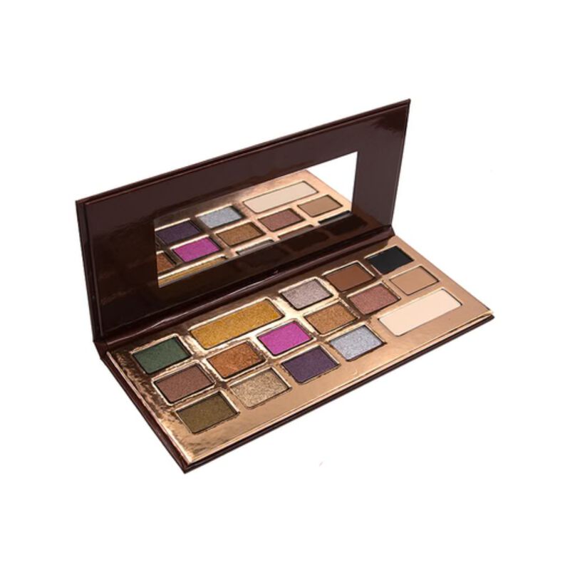 GO2 Crown Brush 16 Shade Eye Shadow Palette "COCOA" image number 0