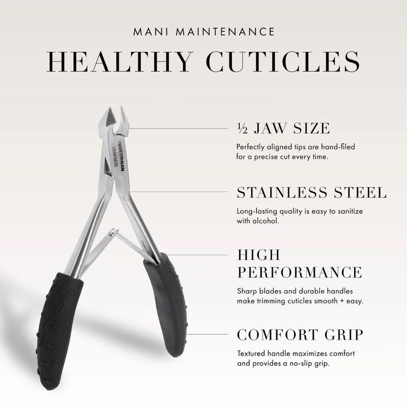 Tweezerman Wide Grip Cuticle Nipper image number 1