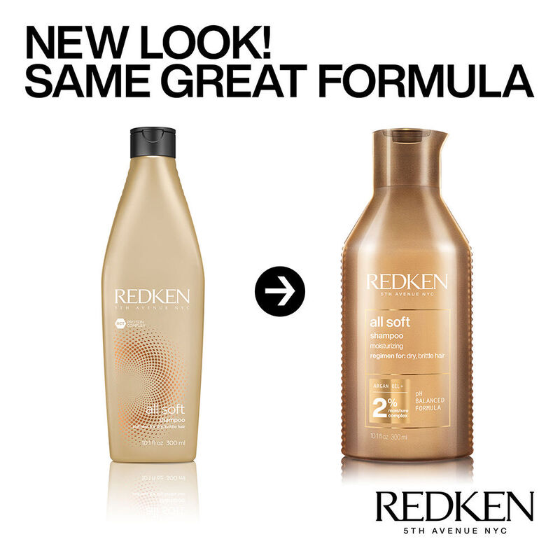 Redken All Soft Softening Shampoo image number 2