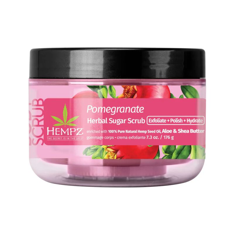 Hempz Pomegranate Herbal Sugar Scrub image number 0