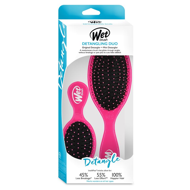 The Wet Brush Original Detangler & Mini Detangler Combo image number 0