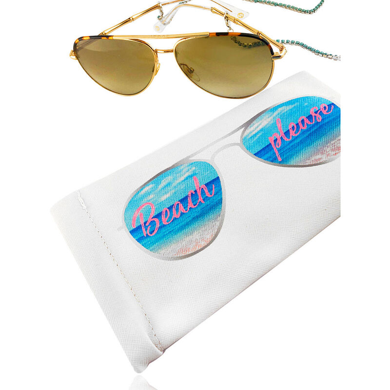 Zaxie Beach Please Sunglasses Case image number 1