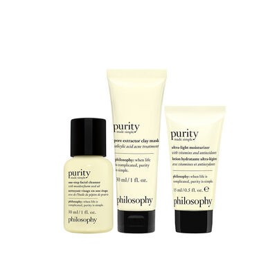 philosophy Purity Made Simple Cleanse, Purify, Hydrate Mini Set