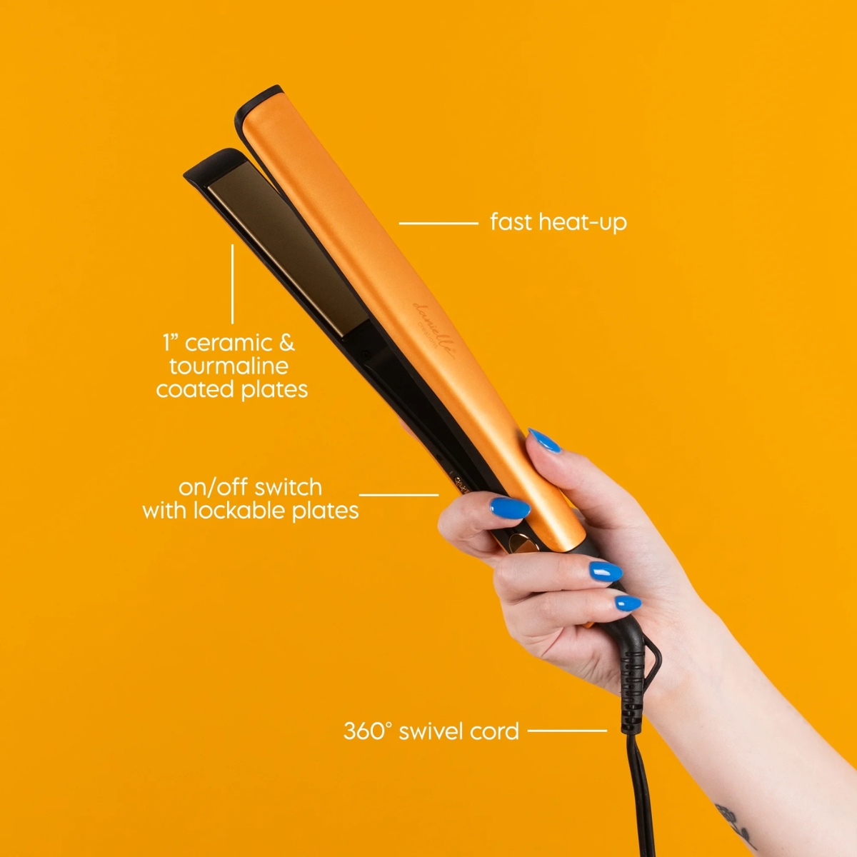 GHD Wanderlust Collection Amber Sunrise Gold Styler Hair factory Straightening Flat Iron